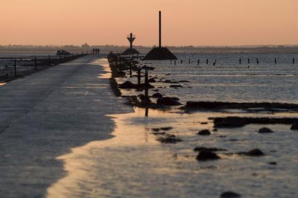 Noirmoutier - The Passage du Gois (submersible causeway) © P.Baudry