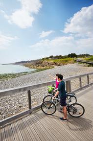 La Vélodyssée® - l'Atlantique en roue libre - Baie de Cayola près des Sables-d'Olonne - Vendée © La Velodyssée - A. Lamoureux