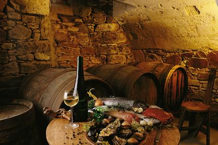 Dégustation de huìtres et Muscadet © B. Rivière