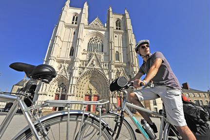 La Vélodyssée - Nantes © ADRT 44/J.DAMASE