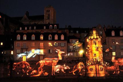 La Nuit des Chimères © G.Moussé/Ville du Mans (Création Skertzo)